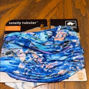 Blue and Pink unisex neck tube gaiter